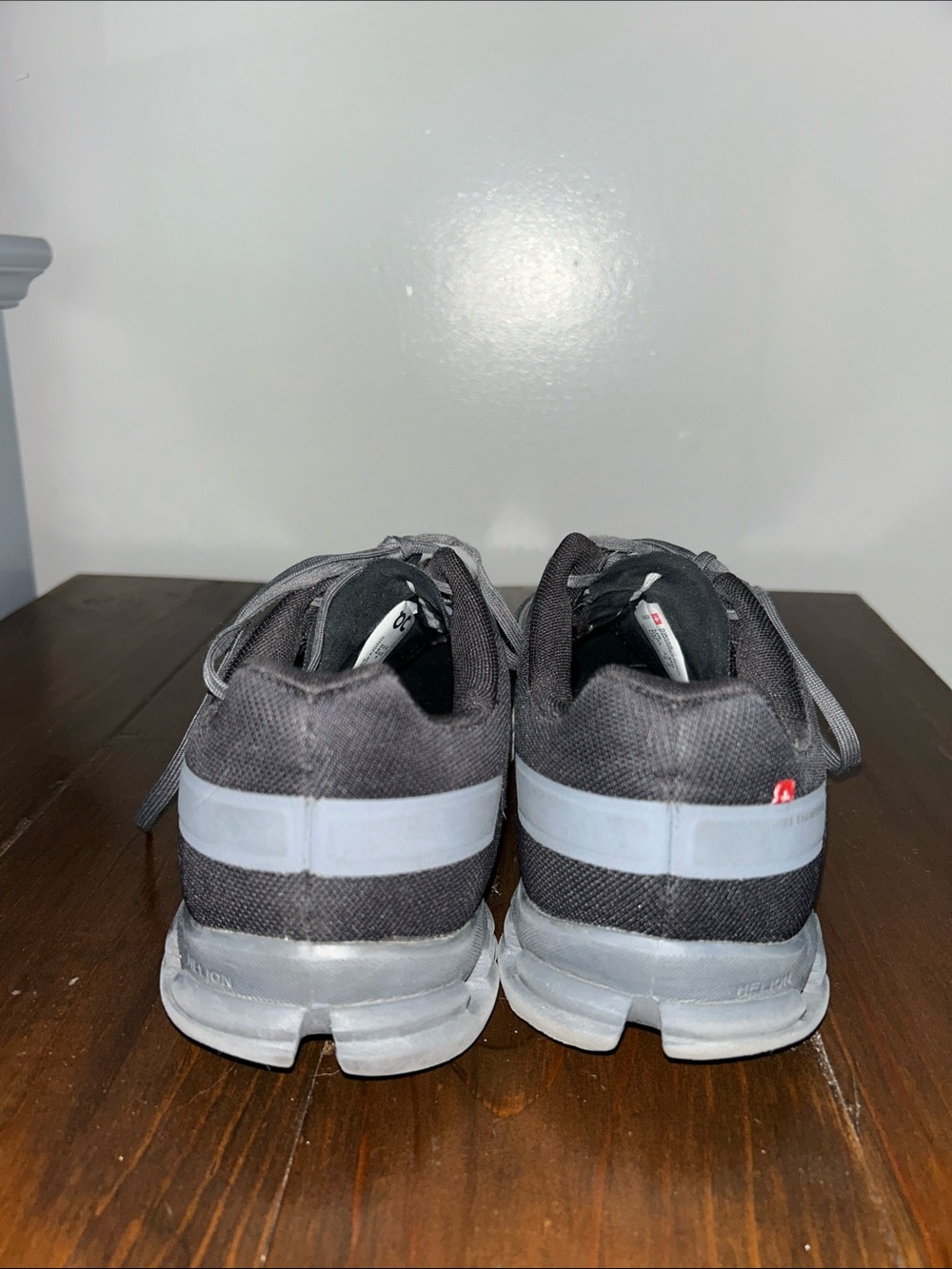 On Men’s Athletic Running Shoe - Black & Gray - Picture 4 of 7
